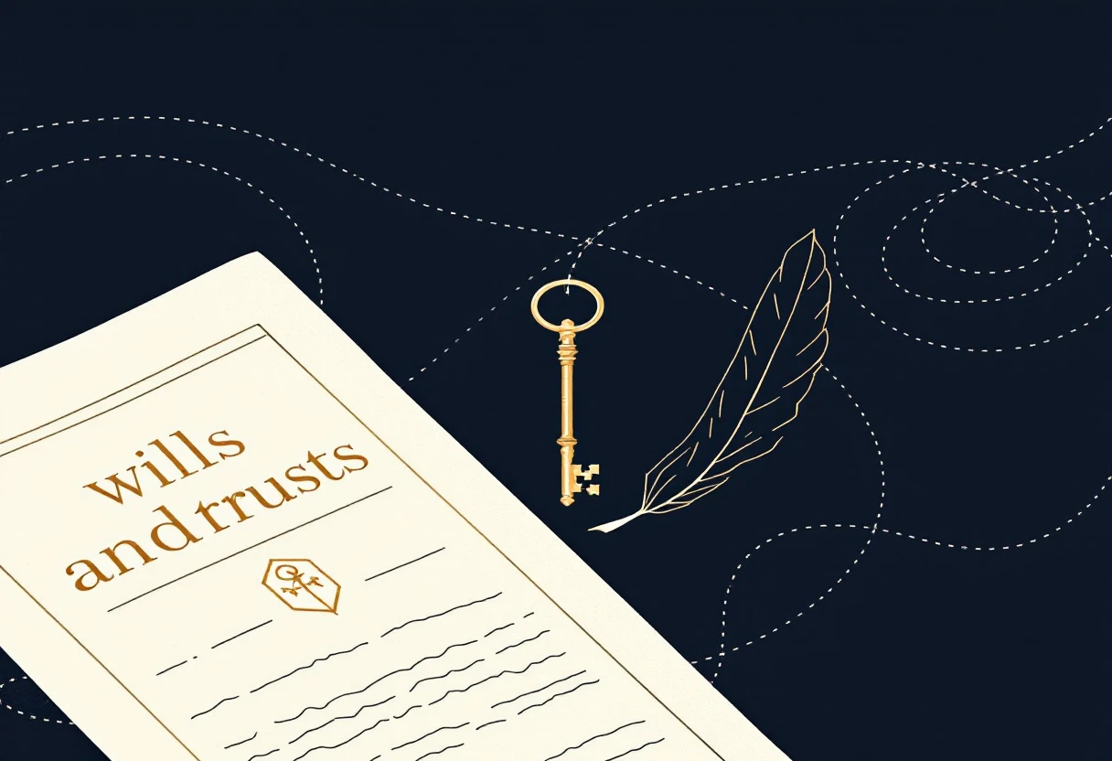 Wills and trusts illustration